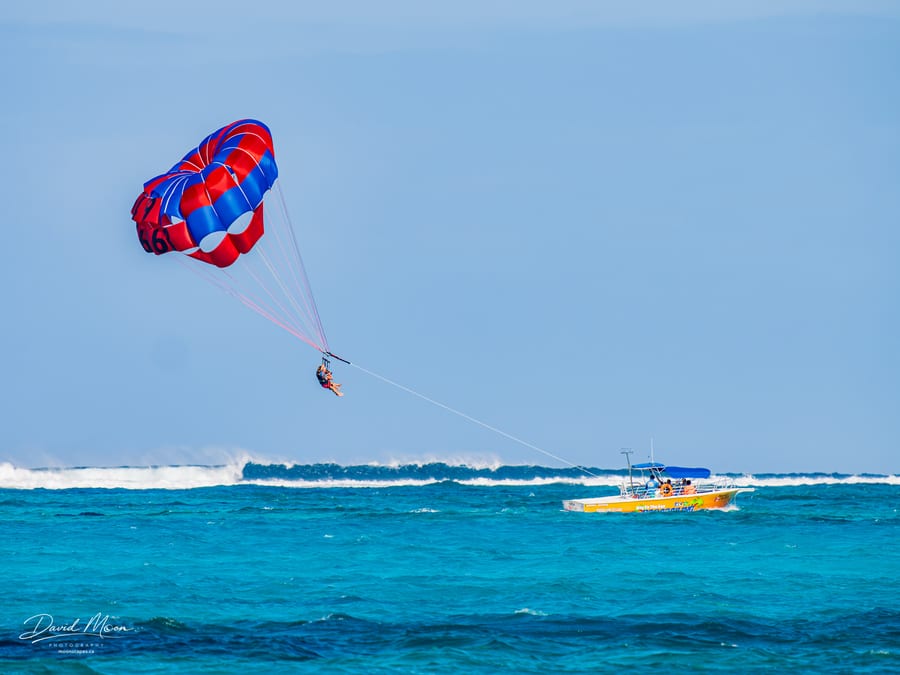 Parasailing over the Reef