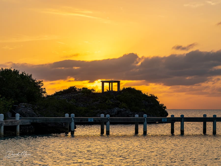 Dock beneath the Hilltop Ruin