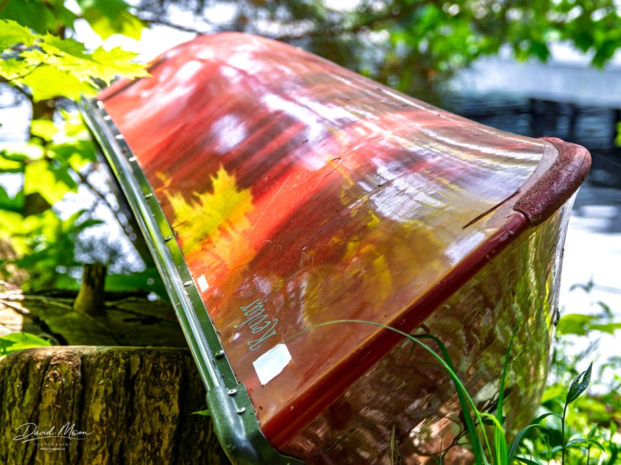 Reflections on the Red Canoe