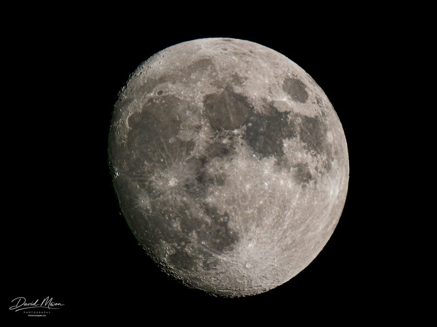 Waxing Moon in Detail
