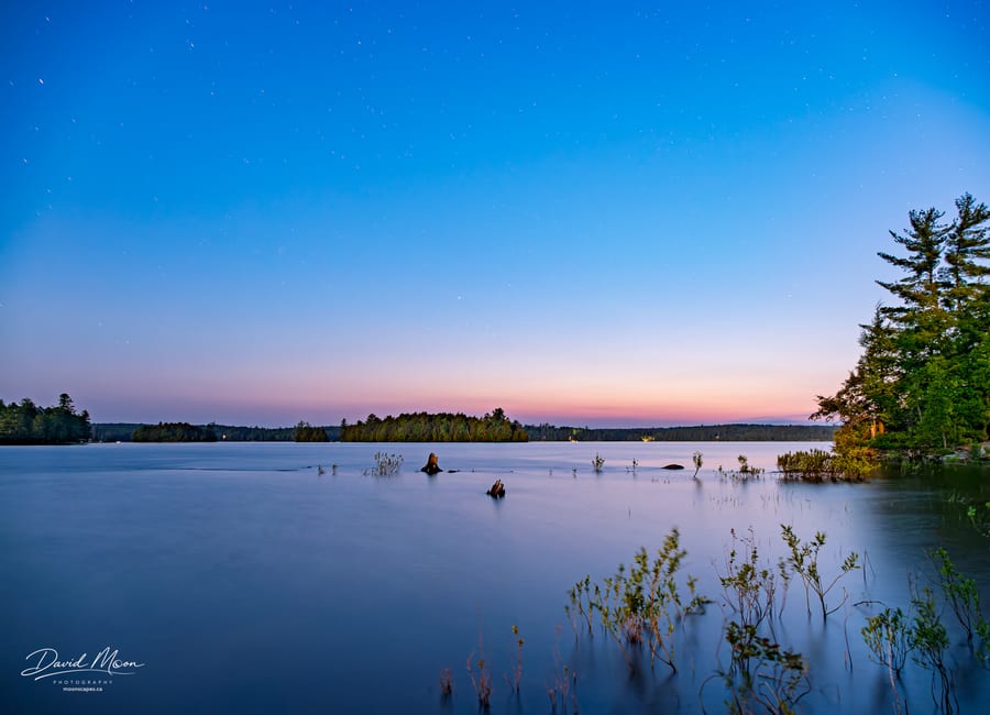 Stars over the Quiet Shore