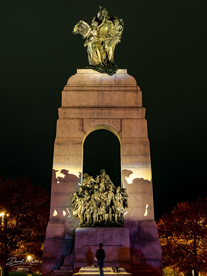 National War Memorial at Night