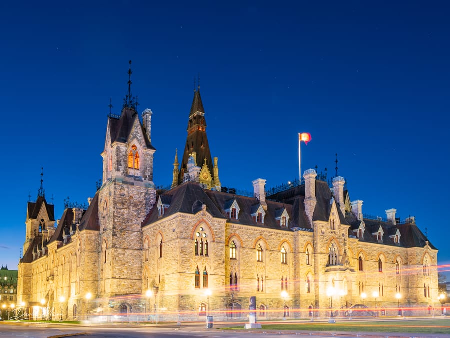 East Block at Blue Hour
