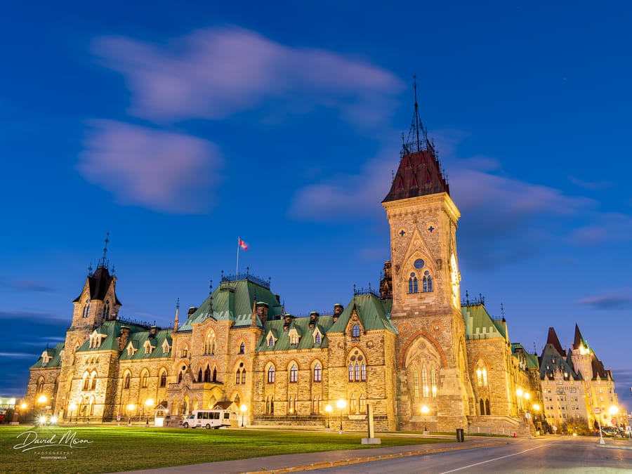 Clouds over the East Block