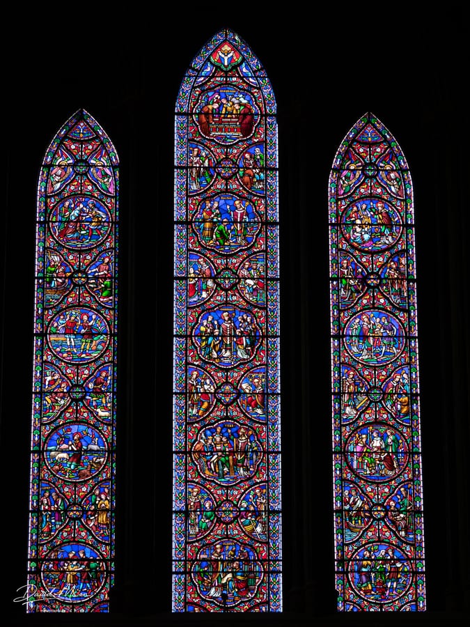 Stained Glass in Saint Patrick's Cathedral, Dublin, Ireland