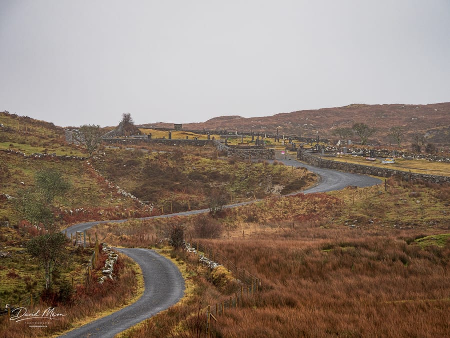 Road to the Hillside Cemetery