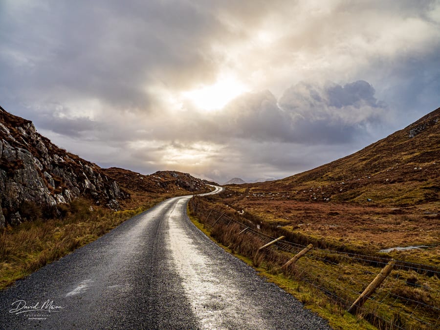 Wet Road through Connemara