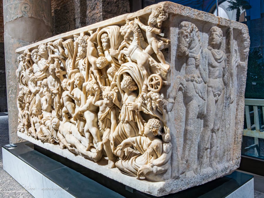 Cupids Racing Sarcophagus at MANN