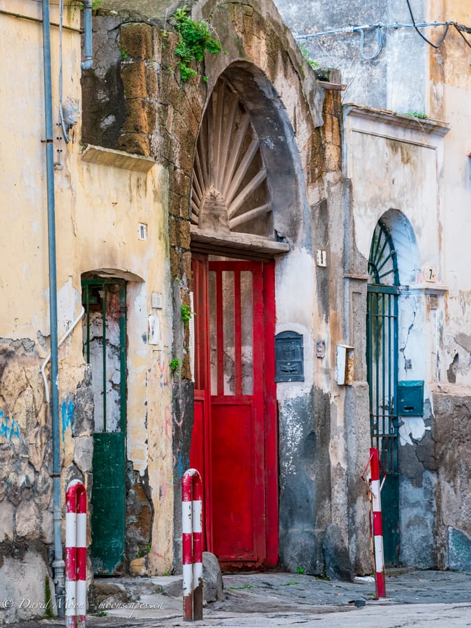 Red Doorway in Herculaneum