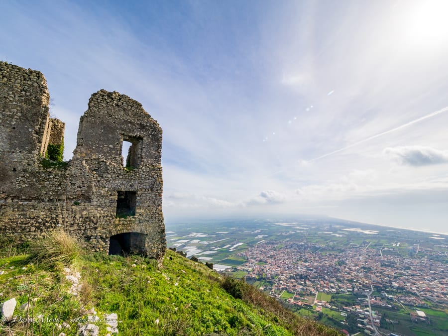 Hilltop Ruins Above Mondragone