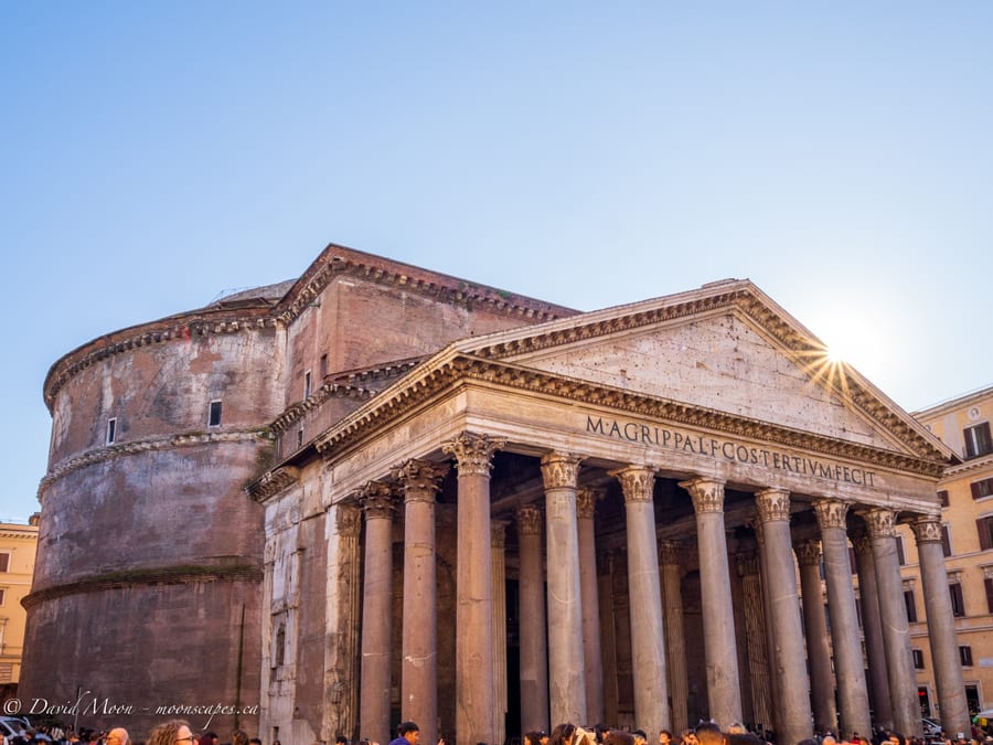 Pantheon at Golden Hour