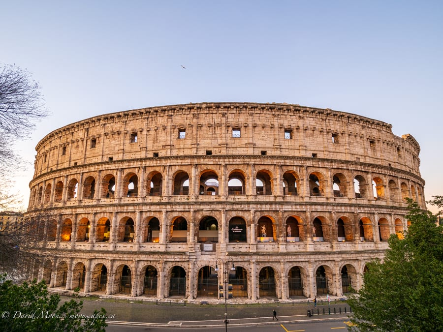 Colosseum Exterior in Rome