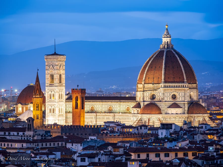 Duomo and Bell Tower at Blue Hour