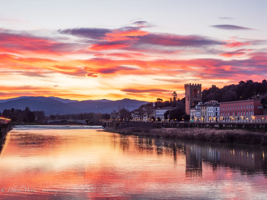 Arno Sunrise in Florence