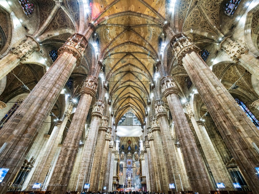 Inside the Duomo di Milano