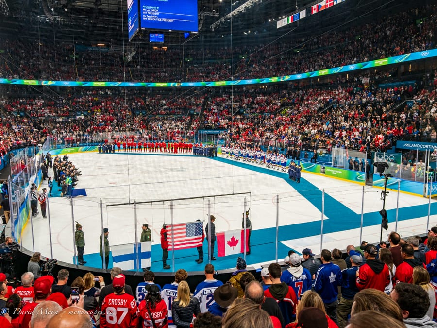 Packed Arena for the Hockey Final