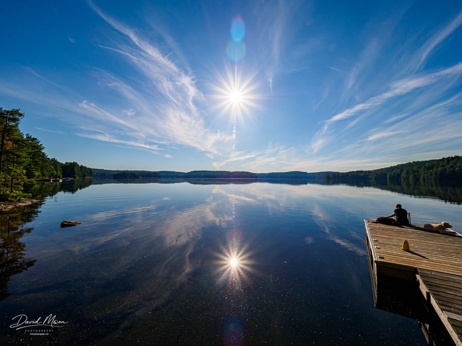Summer Sun Over Kennisis Lake
