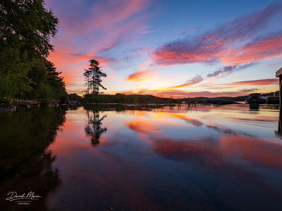 Morning Reflections at the Shoreline