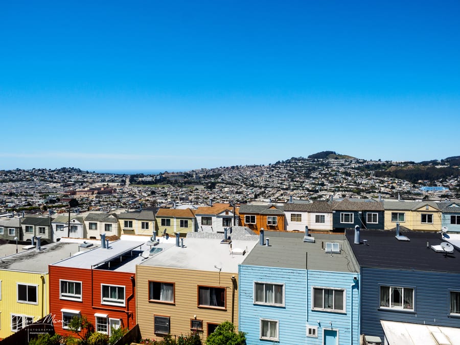 Colourful San Francisco Hills