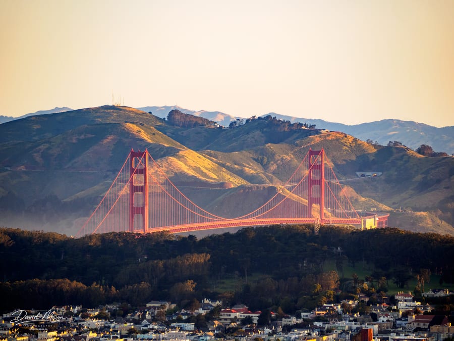 Golden Gate in Evening Light
