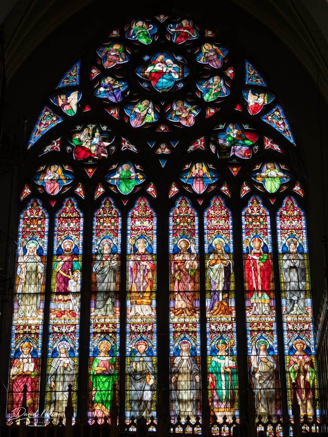 Stained Glass in the Church Of St. Augustine And John, Dublin, Ireland