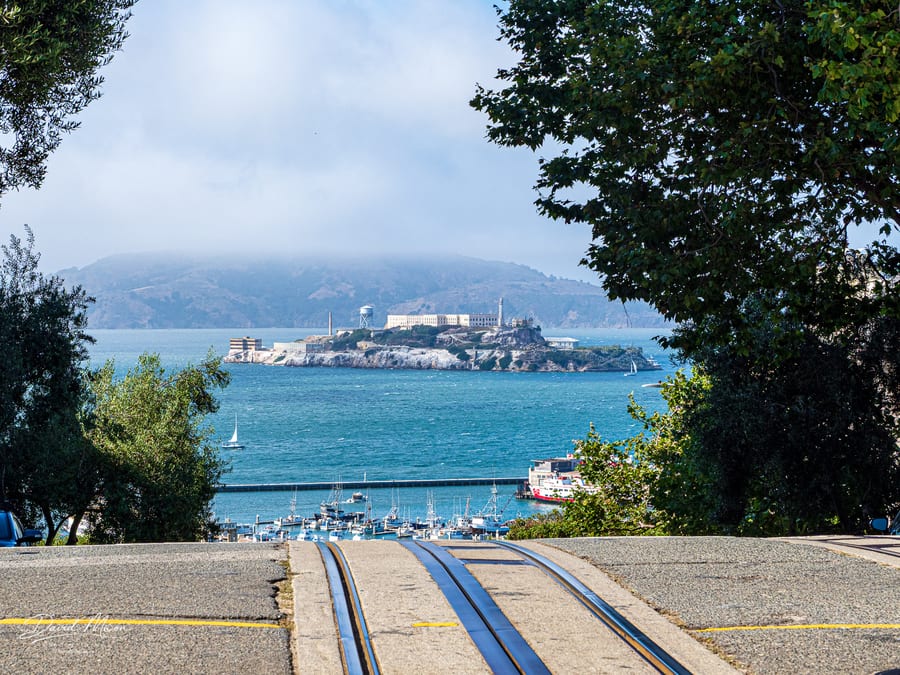 Alcatraz from Hyde Street