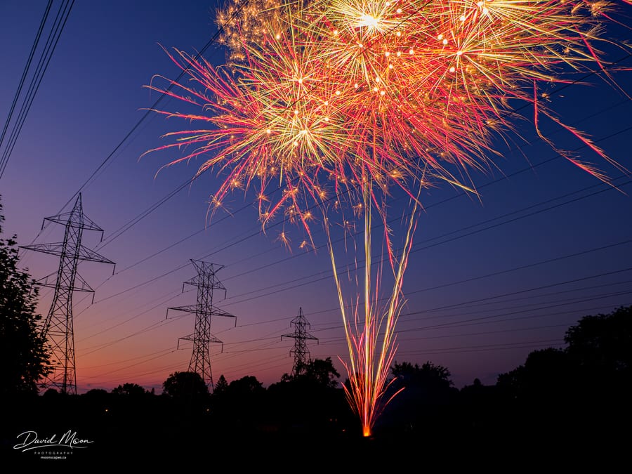 Canada Day Fireworks, Etobicoke, Ontario