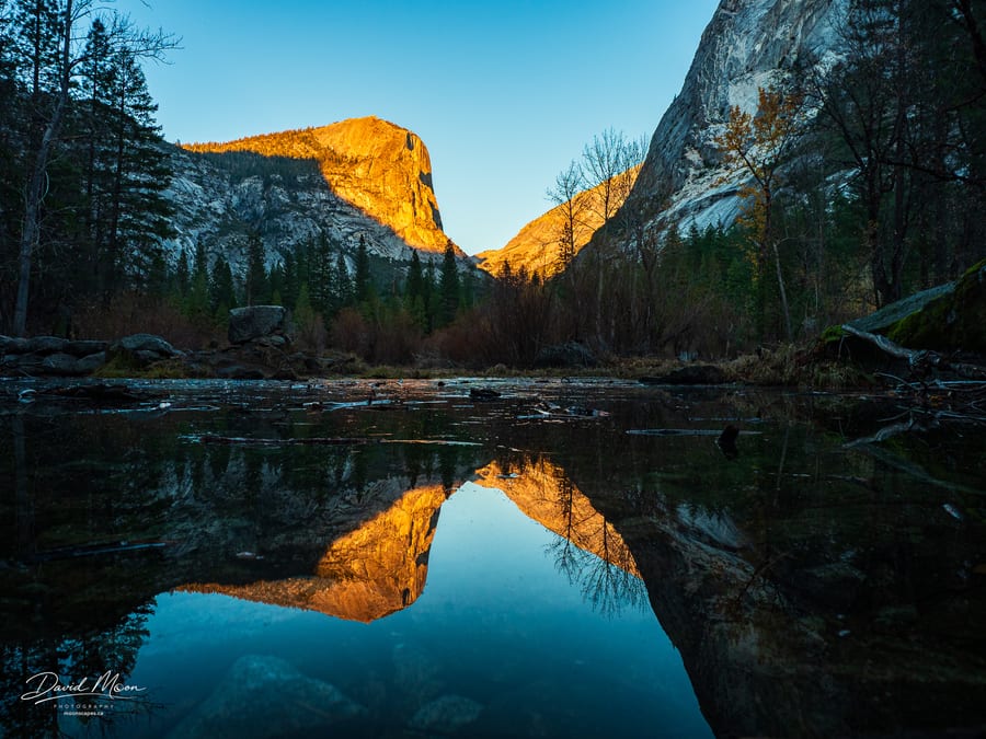First Light in Yosemite Valley
