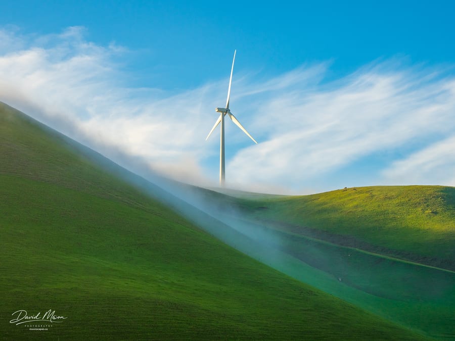 Wind Turbine in the Fog