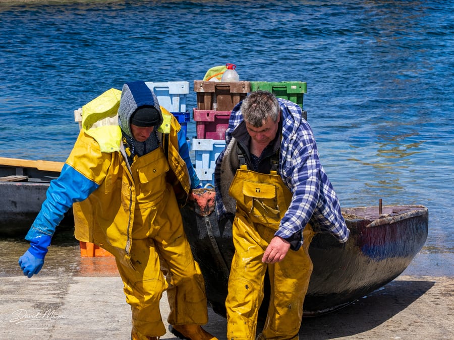Fishermen at Porturlin