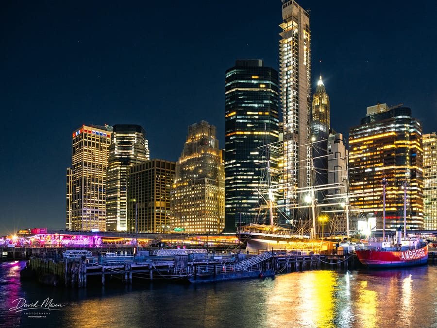 Lower Manhattan from Pier 16