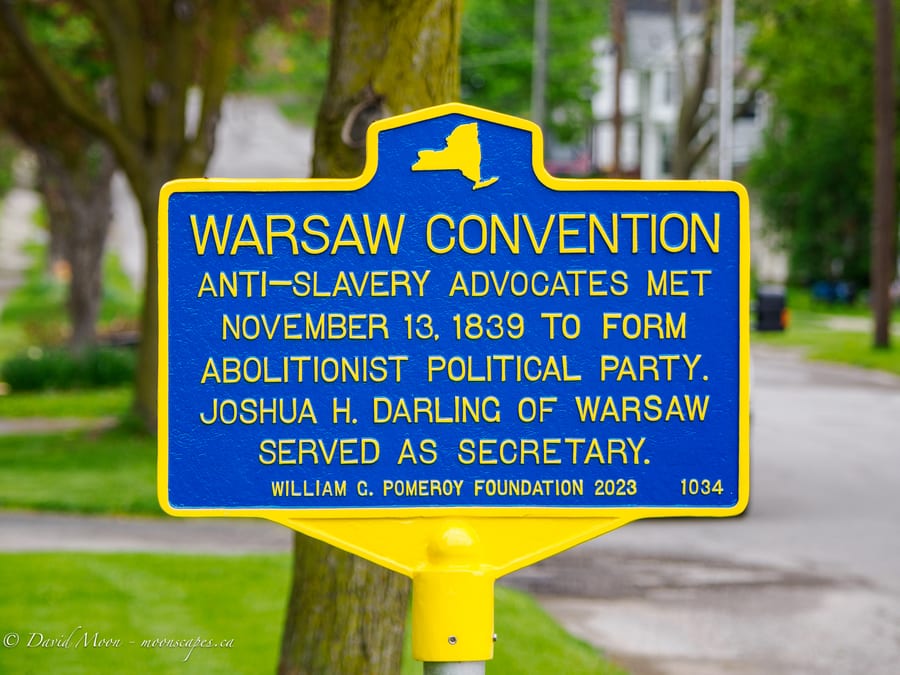 Warsaw Convention Historical Marker