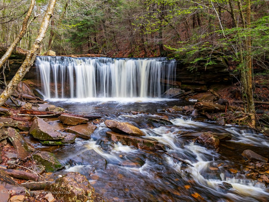 Rocky Waterfall at Ricketts Glen