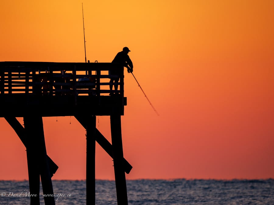 Fisherman at Myrtle Beach Pier