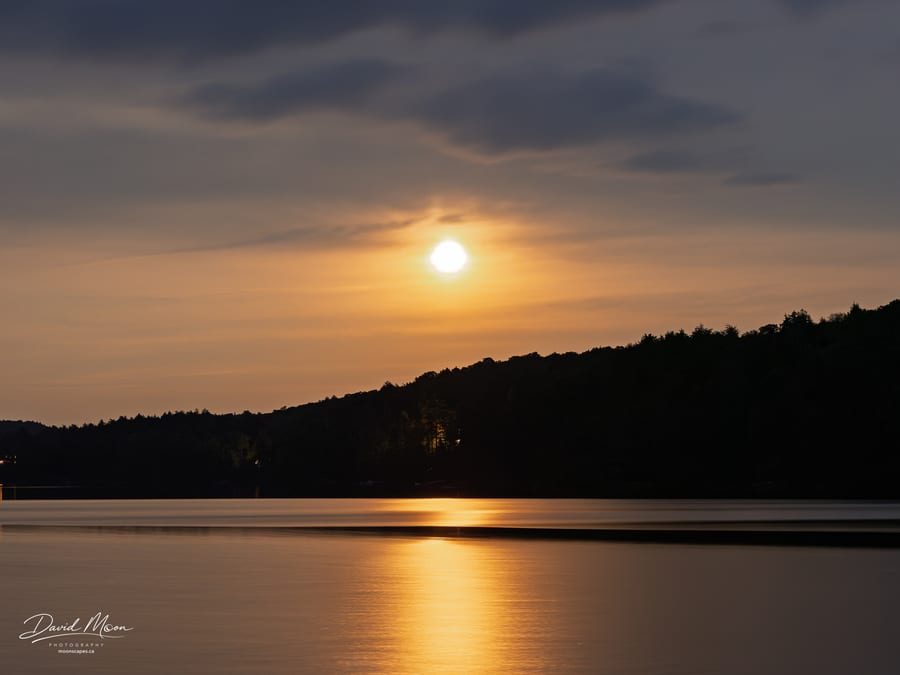 Moonlight Across Kennisis Lake