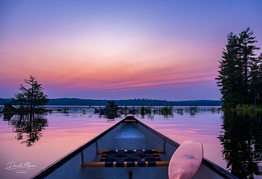 Canoe at Twilight