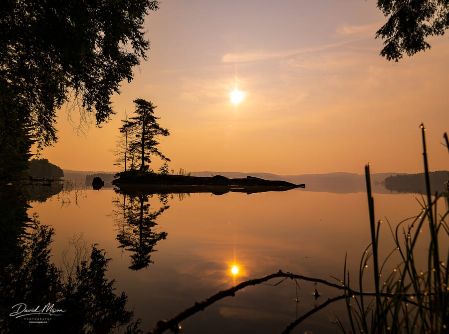 Golden Sun Beyond the Island